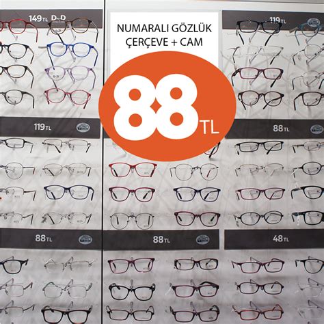 Numaralı Optik Gözlük Çerçeve Modelleri, Fiyatları 